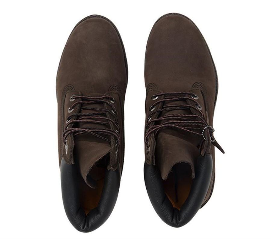 Keskiruskea Nubuck Timberland Suomi Miesten 6 Tuuman Premium-vesitiivis Saappaat