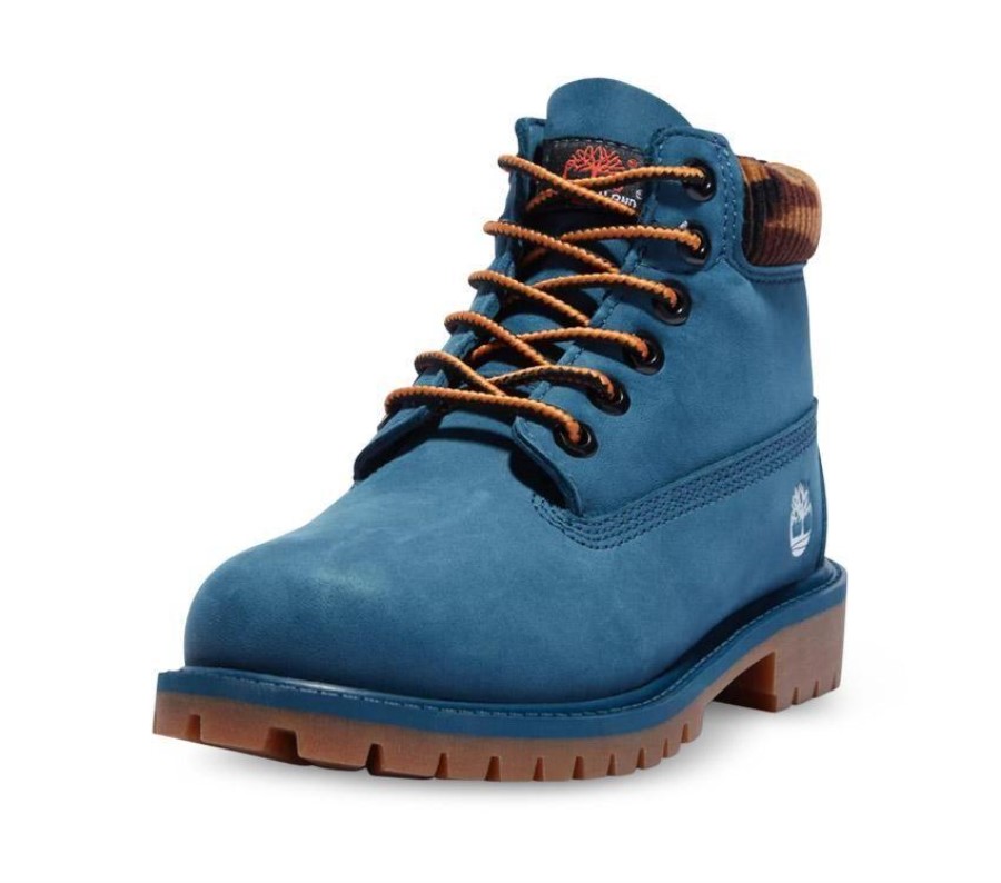 Junior Premium 6 Tuuman Vedenpitävä Boot Timberland Suomi Md Blu Nubuck W Camo