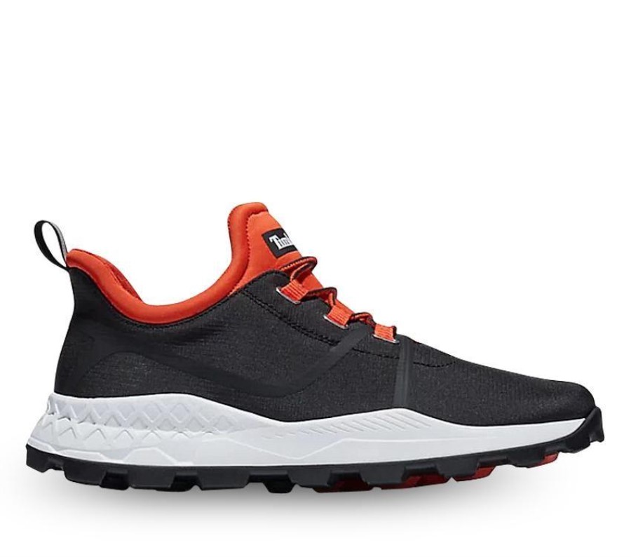 Miesten Brooklyn Kangas Oxford Timberland Suomi Musta Mesh Oranssi