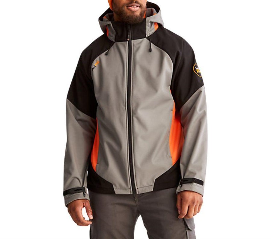 Harmaa Miesten Timberland Suomi Pro Power Vetoketjullinen Softshell-takki